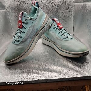 Bala Aqua Blue & Red Twelves Women's Size 8.5